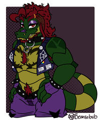 Character: Montgomery Gator from FNAF: SB